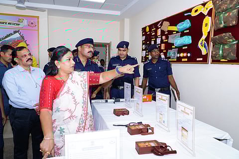 Home minister Vangalapudi Anitha participated in the three-day disaster management training session held in National Institute of Disaster Management (NIDM) campus in Gannavaram on Monday.