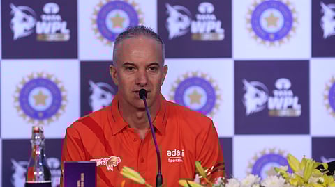Gujarat Giants Michael Klinger during the WPL auction in Bengaluru.