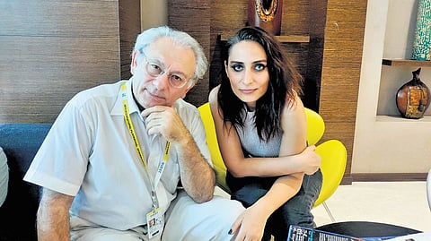Armenian filmmaker Serge Avedikian and producer Karina Simonyan