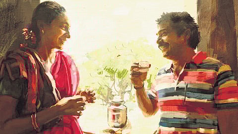 A still from the film Bottle Radha