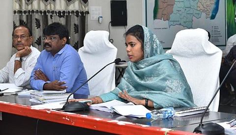 The Prakasam District Collector AThameem Ansariya