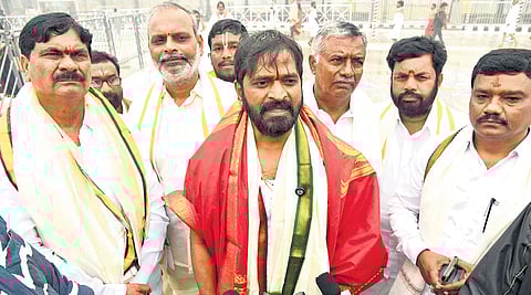 BRS leader Srinivas Goud