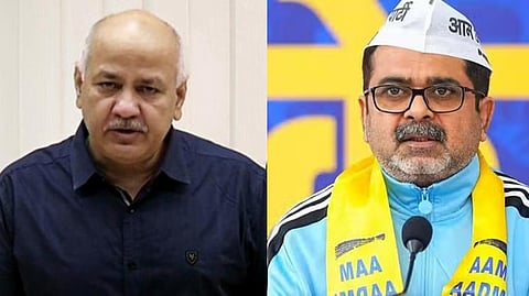 Former deputy chief minister Manish Sisodia , Avadh Ojha