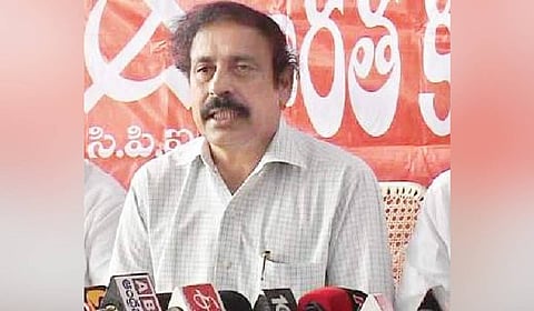 CPI AP secretary K Ramakrishna