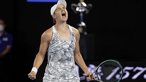 Ashleigh Barty after winning Australian Open in 2022
