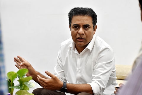 BRS working president KT Rama Rao.