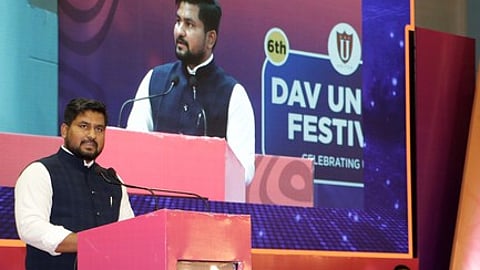 Higher Education and Sports Minister Suryabanshi Suraj