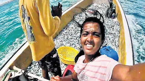 Braving the waves, Subiksha captures the raw beauty of the sea and the untold story of its fisherfolks.