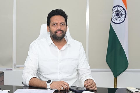 Minister for Industries, Commerce, and Food Processing TG Bharath.