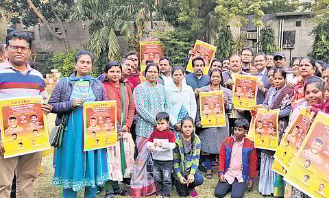 The TDP membership drive being held in Delhi on Sunday