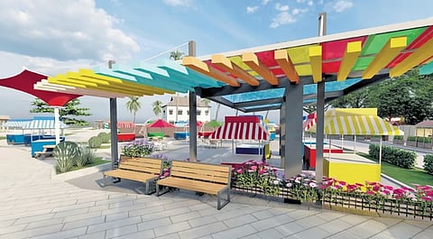 Pictorial representation of the rebranded Shankhumukham.