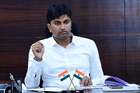 Vijayawada Municipal Corporation Commissioner Dhyanachandra.