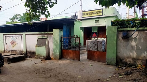 The bio-medical waste treatment plant at MKCG MCH in Berhampur.
