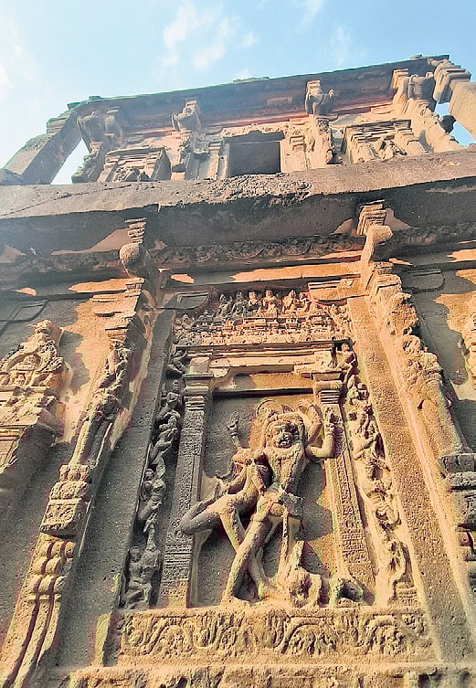 Carvings at Ellora Caves