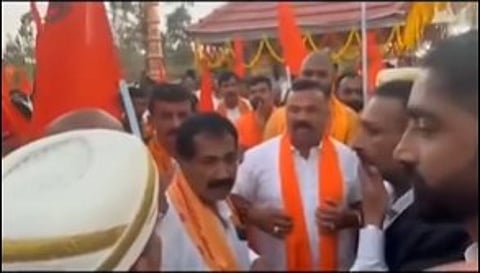 Screengrab from the incident