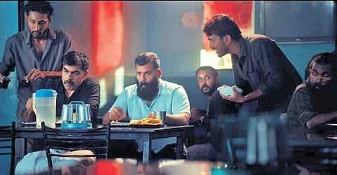 A still from Sungsuvinte Sangarsha Ghadana - The Art of Warfare