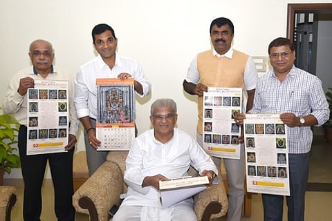 Dharmadhikari of Dharmasthala Veerendra Heggade.