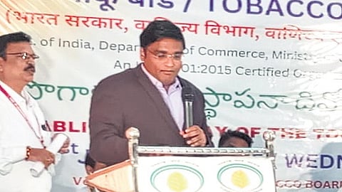 Tobacco Board Executive Director Sridhar Babu