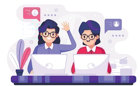 Representative Image of workplace duos.