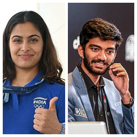 Manu Bhaker, D Gukesh