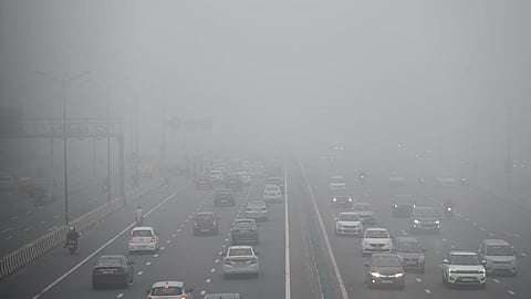 Dense fog blanketed the national capital on Friday morning.