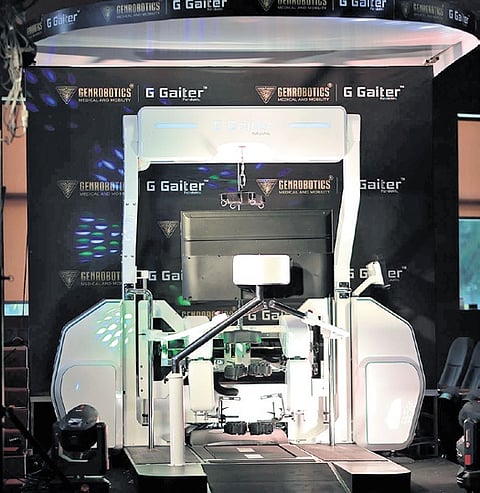 Robot-assisted paediatric gait trainer