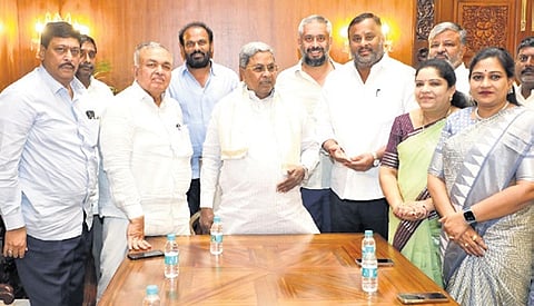 AP ministers meet Karnataka CM Siddaramaiah | express