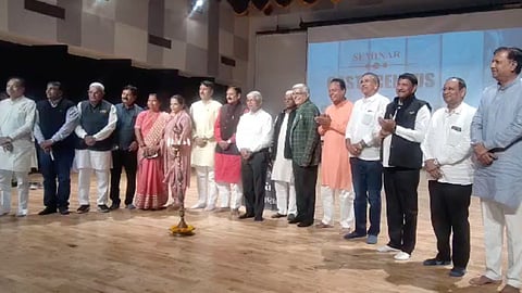 OBC Jan Adhikar Samiti meeting at Gandhinagar Town Hall.