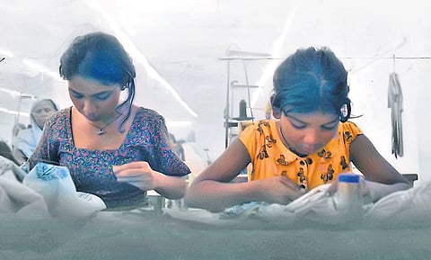 A still from 'Anuja'