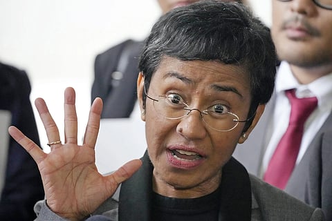 Maria Ressa.
