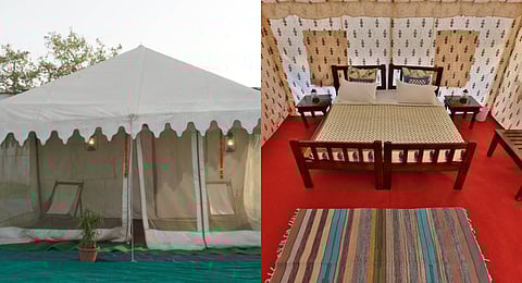 Premium facilities are being provided. The price of tents ranges from Rs 12,000 to Rs 50,000 per room per night.