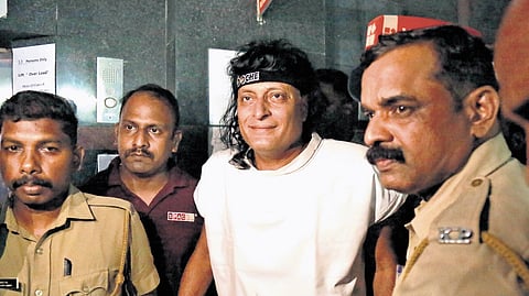 Businessman Boby Chemmanur being shifted to the Kakkanad sub jail after his bail petition was dismissed by the Judicial First Class Magistrate Court for making obscene remarks against actor Honey Rose on Thursday.