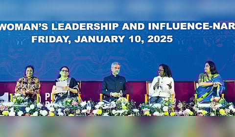 The panellists at ‘Celebrating Women’s Leadership and Influence - Nari Shakti’ session