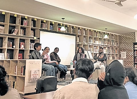 Book launch at The Community Library, South Extension