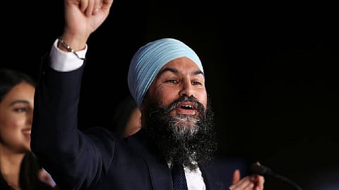The leader of the New Democratic Party (NDP) Jagmeet Singh.