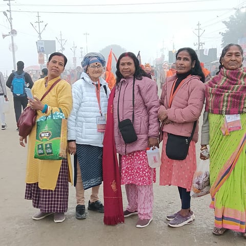 For octogenarian Bhabani Bhowmik, a retired schoolteacher from Siliguri, the dip was a transformative experience.