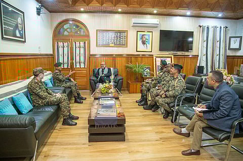 Army Commander Lieutenant General Ram Chander Tiwari on Tuesday separately briefed Manipur Governor Ajay Kumar Bhalla and Chief Minister N Biren Singh on the prevailing security situation in the ethnic violence-hit state