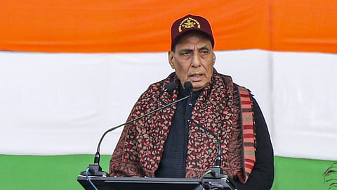 Defence Minister Rajnath Singh held a telephone conversation with the UK Secretary of State for Defence, John Healey, on Thursday.