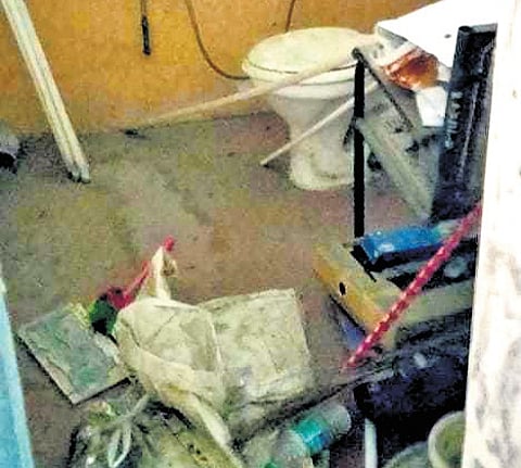 Poorly maintained toilets in a court complex in Chennai