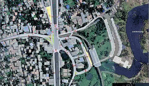 Proposed loop system at Vyttila junction