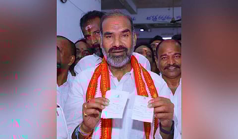 Government whip Adi Srinivas