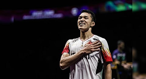 Indonesian Badminton Player, Jonatan Christie.