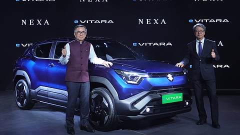 The e Vitara will be showcased through a phased rollout across NEXA dealerships nationwide.