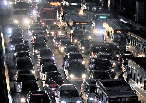 Traffic diversions in place in Chennai
to tackle vehicles returning after Pongal