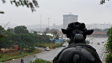 View of the NICE Road during rainfall in Bengaluru earlier this year. Image used for representative purposes only.