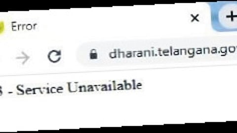 Now, technical snags hit Dharani operations