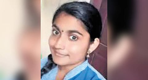 S S Greeshma (in pic) is the prime accused in the Parassala Sharon Raj murder case