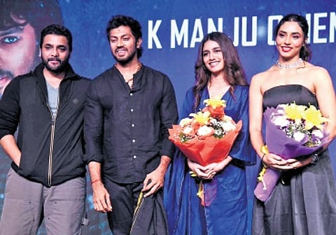 Sriimurali, Shreyas Manju, Priya Varrier, and Sapthami Gowda