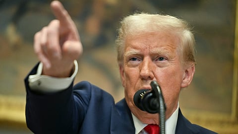 US President Donald Trump