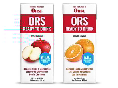 Many pharmacies often recommend electrolyte drinks such as ORSL instead of ORS for rehydration.
